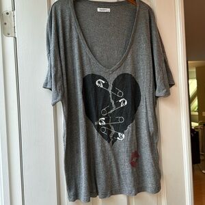 Lauren Moshi pinned heart shirt